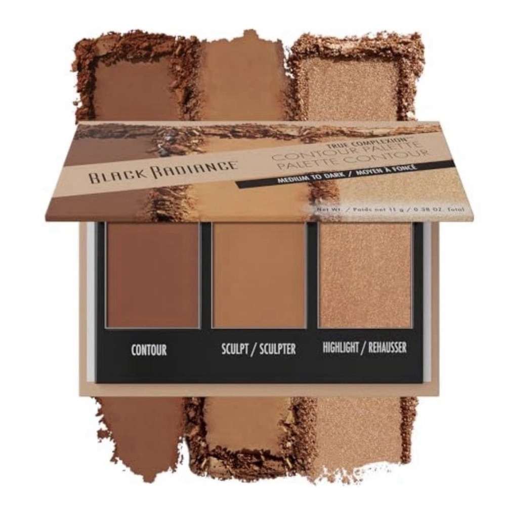 Black Radiance True Complexion Contour Palette Medium to Dark 0.38 Ounce